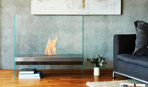 Ecosmart Fire Igloo Designer Fireplace - Stainless Steel Burner - ESF.D.IGL